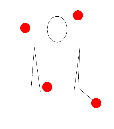 fontána - žonglovanie so 4 loptičkami